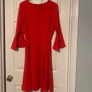 Red Ann Taylor dress